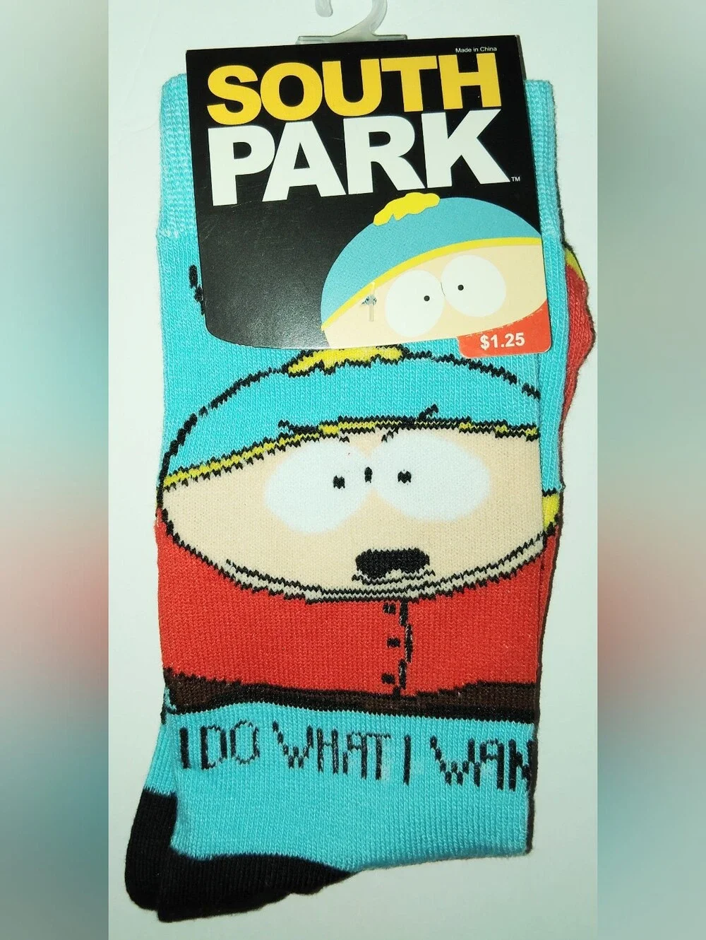 6 Unisex Southpark Crew Socks Cartman Stan Kyle Towelie Butters NWT